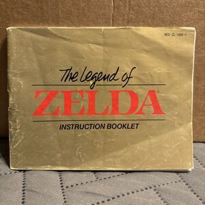 The Legend of Zelda Instruction Manual ONLY (No Game) NES-ZL-USA-2